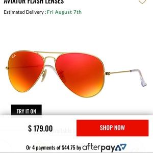 RAY BANS AVIATORS